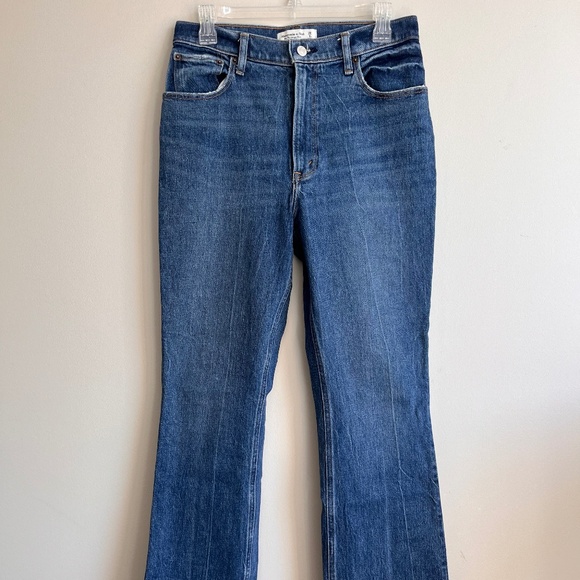 Curve Love High Rise Vintage Flare Jean (Dark Wash) - Picture 1 of 10